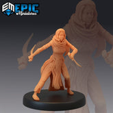 Viziers Assassin Attacking 3D-printed model